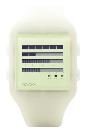 DIESEL Wrist Watches:Nooka Unisex ZUB-ZENH-GL-20 Zub ZenH Glow in the Dark Polyurethane Watch Images