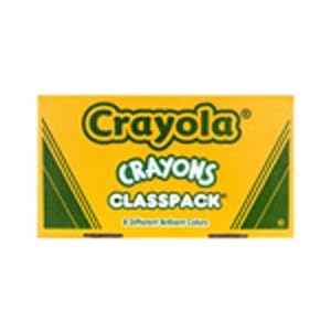 Crayon Classpack, 800 Count, Regular Size, Assorted Colors by