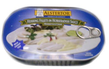 Herring Fillets in Horseradish Sauce (Alstertor) 200g by parthenonfoods.com