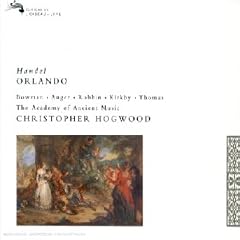 Haendel - Orlando / Bowman . Auger . Robbin . Kirkby . Thomas . AAM . Hogwood