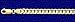 5.5MM 14kt Gold Flat Diamond Curb Necklace