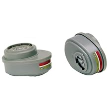 MSA Safety Works 817667 Replacement Cartridges for Multi-Purpose Respirator