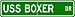 boxer40 - USS BOXER LHD 4 Street Sign Navy Ship