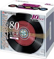 三菱化学 MUR80PHF10 CD-R Audio 80 Phono-R