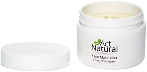 Acne Moisturizer By Act Natural - 100% All Natural and 74% Organic Moisturizer For Acne Prone Skin, 1 oz size