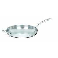 Cuisinart FCT22-30HF French Classic Tri-Ply Stainless 12-Inch French Skillet with Helper Handle