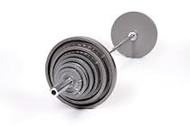 Hot Sale USA Sports by Troy Barbell 300 lb. Olympic Grey Weight Set with Chrome Bar