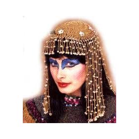 Gold Mesh Cleopatra Costume Headpiece - Best Seller!