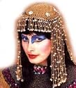 Gold Mesh Cleopatra Costume Headpiece