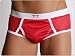 LA Sporting Club Athletic Mesh Brief Red