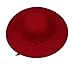 Big Beautiful Ribbon Band Wool Foldable Floppy Hat