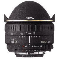 Sigma 15mm F2.8 EX Diagonal Fisheye Lens for Konica Minolta SLR Camera