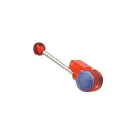 316L Barbell Tongue Ring 14g