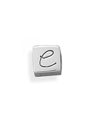 MMA Silver - Oxidized e Cube Bead
