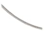 14k White Gold 1.2mm Diamond-Cut Snake Chain Necklace, 16"