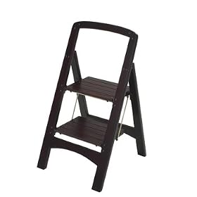 Cosco Rockford Two-Step Wood Step Stool, Mahogany #11-254MGY1 by Cosco Home and Office Products