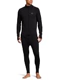 Airblaster Men\'s Merino Ninja Suit Base Layer (Black, Large)