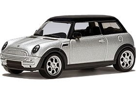 1/64 モデルカー ミニ クーパー (シルバー)