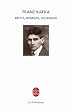 R�cits, romans, journaux