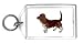 Keychain with barret, hound, dog, pet, animal