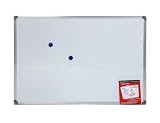 Dooley Boards Aluminum Framed Magnetic Dry Erase Board, 24 x 36 Inch, Silver (2436MBMGA)