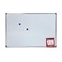 Dooley Boards Aluminum Framed Magnetic Dry Erase Board, 24 x 36 Inch, Silver (2436MBMGA)