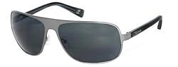 Tres Noir Shiny Gunmetal BARRACUDA Sunglasses w/ Smoke Lens
