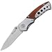 Boker Knives 01YA105 Steel Companion Knife, Laminated Wood Inlay Handle, Plain