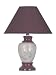 Ore International 15 Ceramic Accent Table Lamp - Burgundy