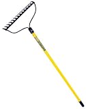 Seymour BR-40 60-Inch Handle 14 Tine Fiberglass Handle Professional Bow Rake