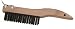 Hardware House LLC 130677 Shoe Handle Wire Brush With Scraper