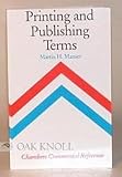 PRINTING AND PUBLISHING TERMS.