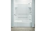 Sterling 71140125-0 White Accord Accord, Series 7114, 60 x 30 x 72 ADA Tile Bath/Shower - Right-hand Drain 71140125