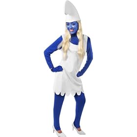 Women's Smurfette Halloween Costume (Size: 8-12)