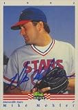 Mike Mohler, Huntsville Stars - Athletics Affiliate Autographed Card