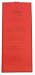 Slim Vellum Menu Card Red