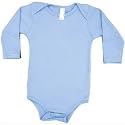 American Apparel Style 4041 Infant Baby Rib Long Sleeve One Piece Bodysuit with Many Colors and Some Size 0-3 Months