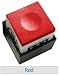 Silver Cup Pool / Billiard Table Cue Chalk Red 1 Dozen