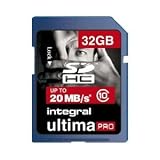 Integral UltimaPro 32Gb SDHC High Speed Class 10 Card Electronics