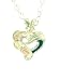 Pretty! Black Hills Gold Heart & Onyx Pendant-necklace