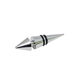 Buy GSI Quality Wine Stopper, Stainless Steel With 2 Rubber Rings, For Wine... now!