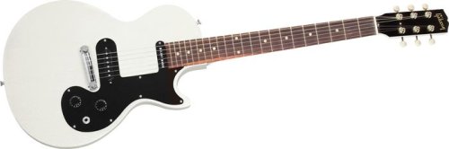 Gibson Melody Maker Electric Guitar Worn White - Chrome Hardware