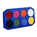 8x 18ml SNAZAROO BODY PAINTS PRO PALETTE DOES UP TO 400 FACES
