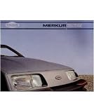 1986 MERKUR XR4TI Sales Brochure Literature Book