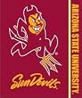Arizona State Sun Devils 50"x60" Royal Plush Raschel Throw Blanket - College Athletics Sports Merchandise