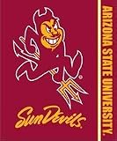Arizona State Sun Devils 50x60 Royal Plush Raschel Throw Blanket - College Athletics Sports Merchandise