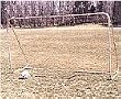 Small-sided Steel Soccer Goals with Ground Bar - 5' x 10'