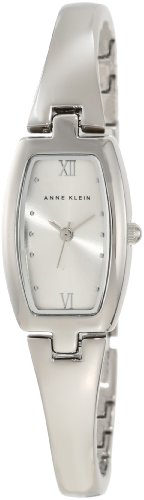 Anne Klein Women's 106739SVSV Silver-Tone Bangle Watch
