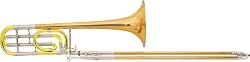 Conn 88H Symphony Series F Attachment Trombone, Silver Sterling Bell Gold Trim