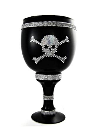 Silver Skull Pimp Costume Cup - ONE SIZE